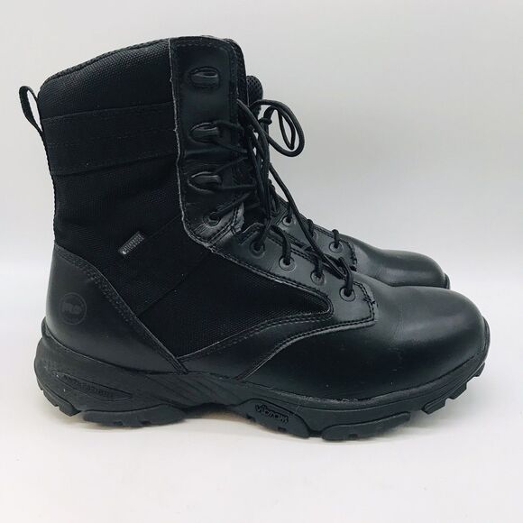 Timberland Pro Valor Duty 92639 Men's 11.5 Black Waterproof Vibram Tactical Boot - Picture 1 of 16